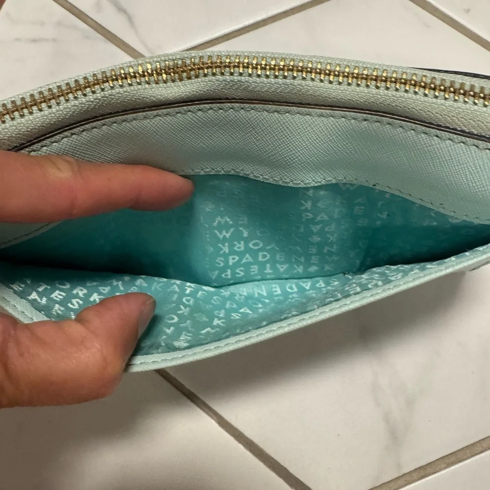 Kate Spade‎ Neda Newberry Lane Zip Around Wallet Mint Green
